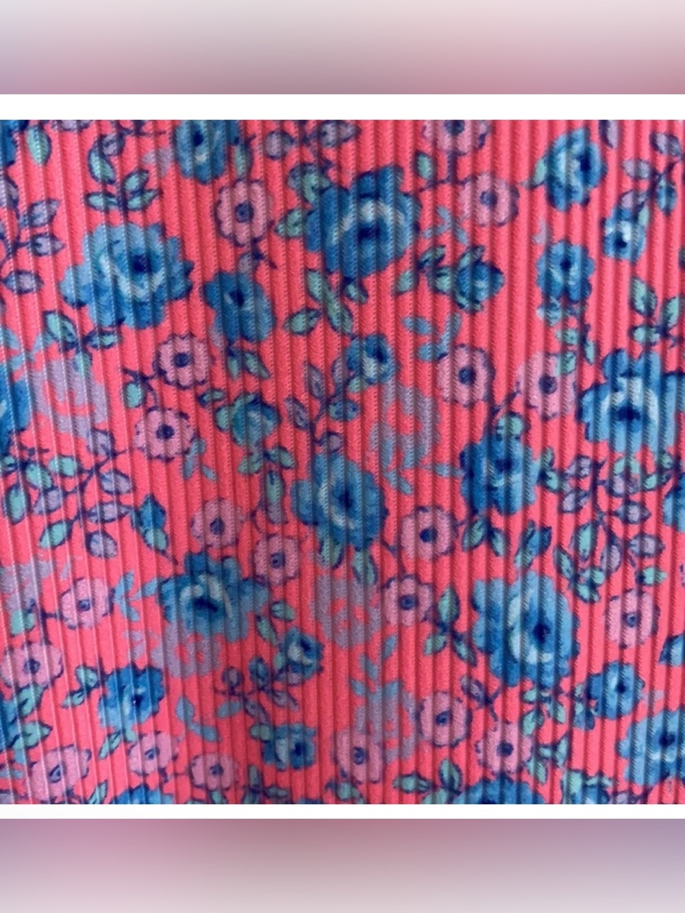 LoveShackFancy Pink Floral Leggings High Waisted Stretch Athleisure XS/S - Picture 6 of 9